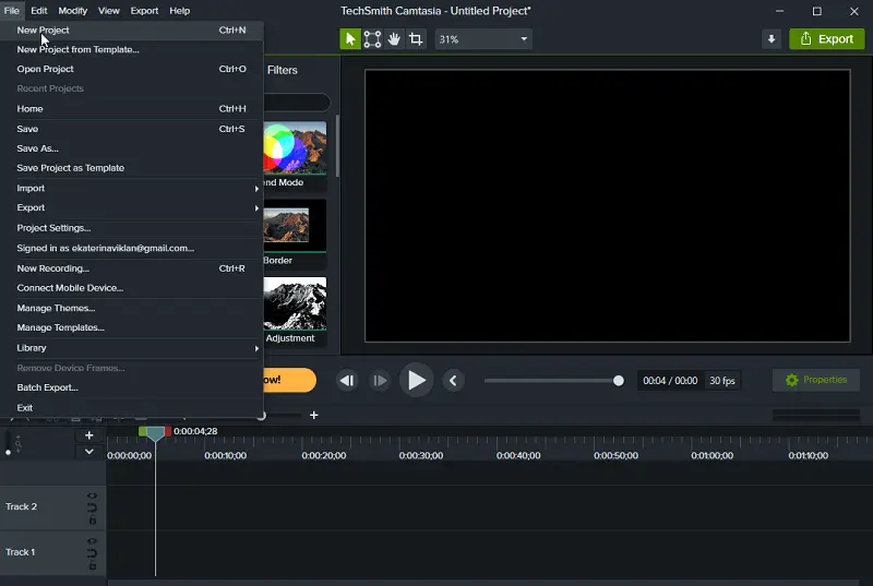 Camtasia 1